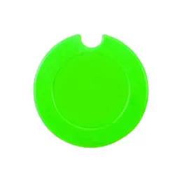 Round License Disc - Neon Green
